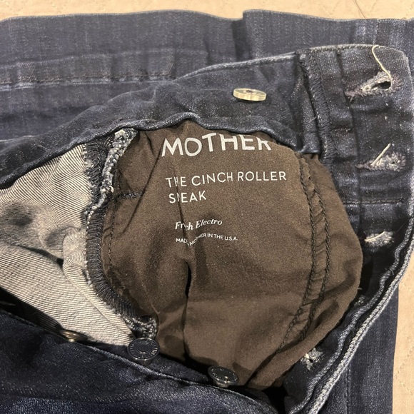 MOTHER Blue Flare Wide Leg Jeans - Picture 9 of 10